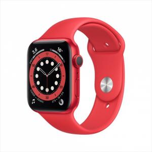 Apple Watch Series 6 GPS 44mm Red Aluminum Case with Red Sport Band