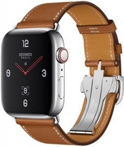 Apple Watch Hermes 44mm GPS + Cellular with Leather Single Tour Deployment Buckle (series 4)