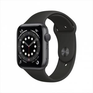 Apple Watch Series 6 GPS 44mm Space Gray Aluminum Case with Black Sport Band